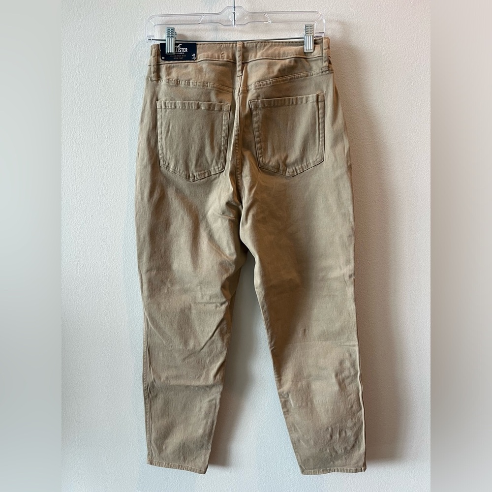 🆕 NWT Hollister Women’s Ultra High Rise Mom Khaki Pants Size 9 Sku#B2 - Picture 4 of 6